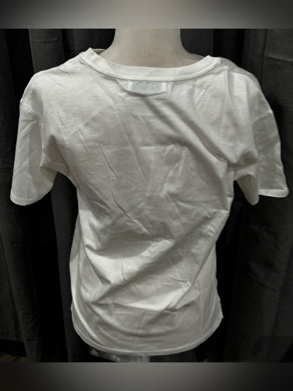 Sandro Paris "Eden Love Never Die" White Cotton T-Shirt Medium Casual Designer - Picture 7 of 13